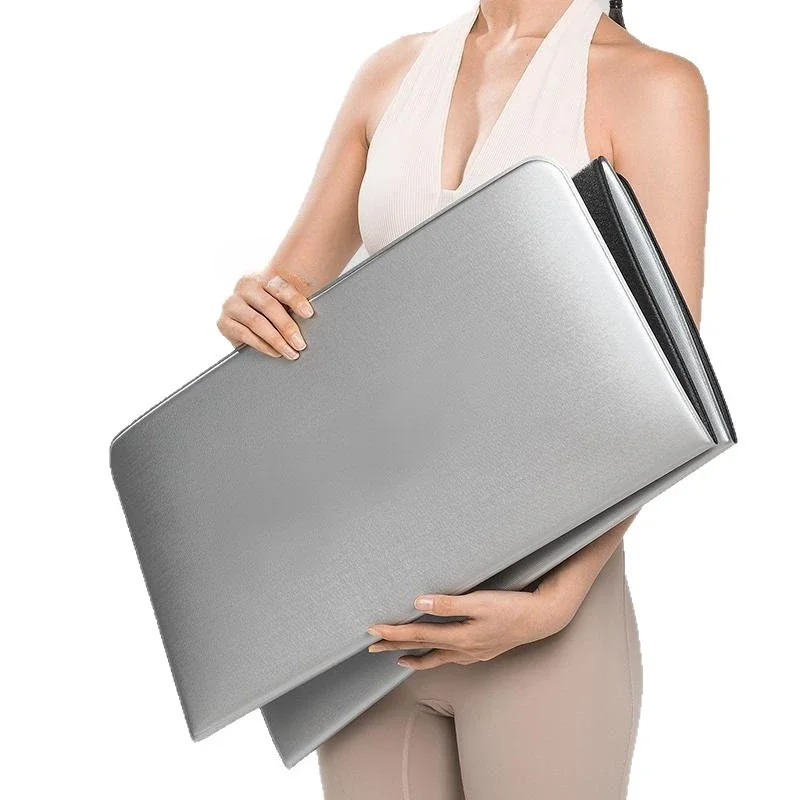 

Foldable Yoga Mat Professional Grade Men's Fitness Training Mat Soft 8mm Portable Exercise Mat Gym