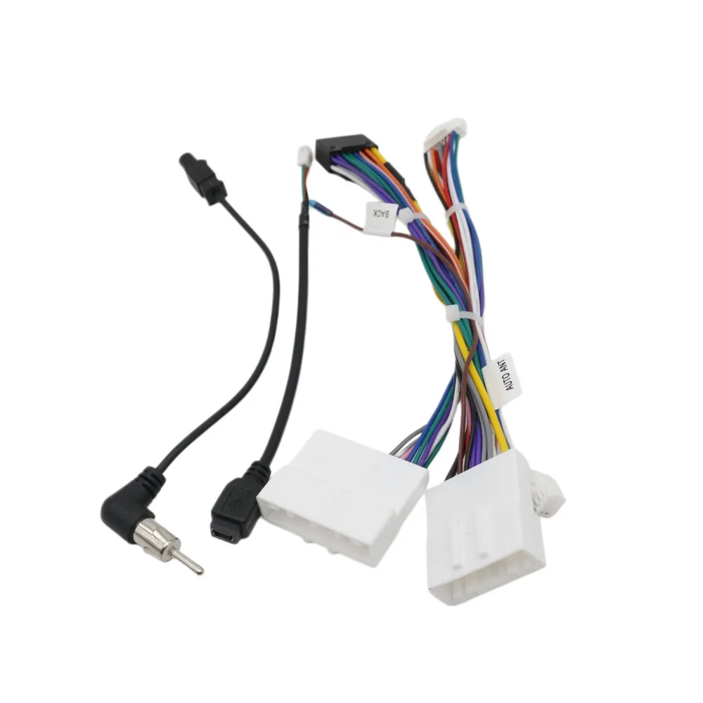 16 Pin CANBUS Adapter Wiring Harness For Renault Captur Clio 4 Low Version 2016-2017 Android Radio SWC Cable Kit