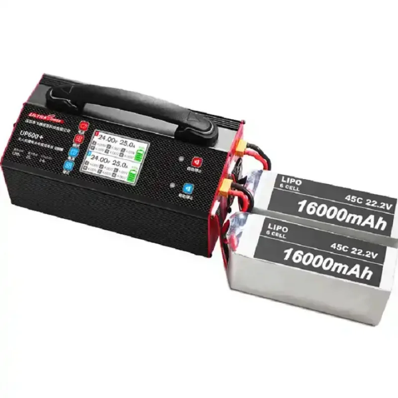 Ultra Power up600 dual channel 1200W 2-6s lipo lihv battery balance charger for RC drone aircraft model