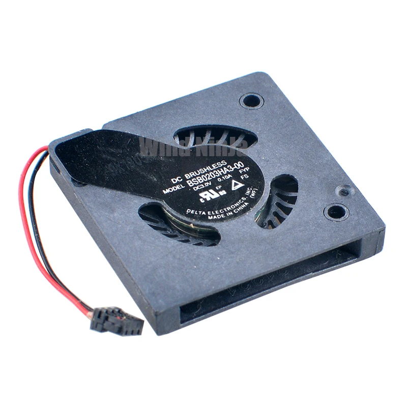 Ultra-Thin 2cm 20mm Blower Fan 20x20x4mm DC3V 0.10A Micro Cooling Fan for Drones 4K Cameras AR VR - BSB0203HA3-00