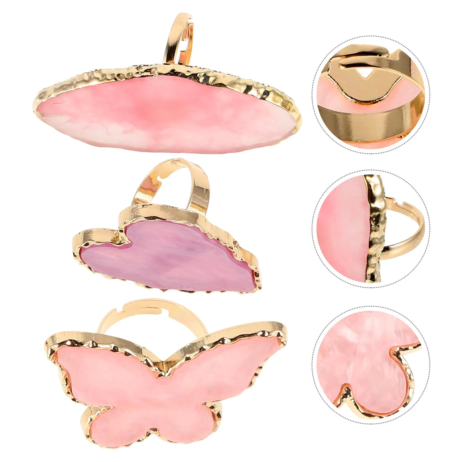 

3pcs Art Palette Set Compact Lightweight Nail Polish Mixing Plate For Manicure Gel Resin Nail Art Color Mixing Pallet