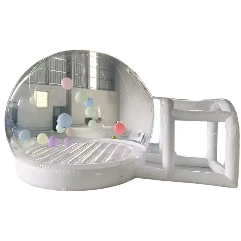 Dia 3 Meter 10 Feet White Indoor Amusement and Inflatable Bubble House Jumping Castle Transparent Dome Tent Event for Kids