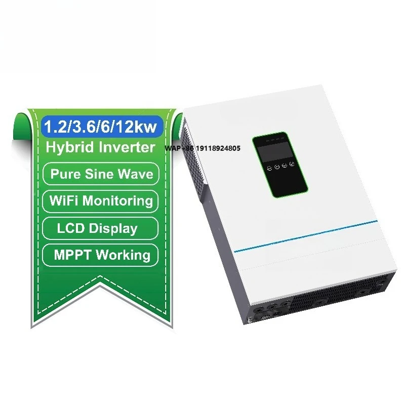 Certified Quality 230VAC Output 12KW Grid Single String Inverter  Function 48v Complete Large Scale System Parallel Inverter