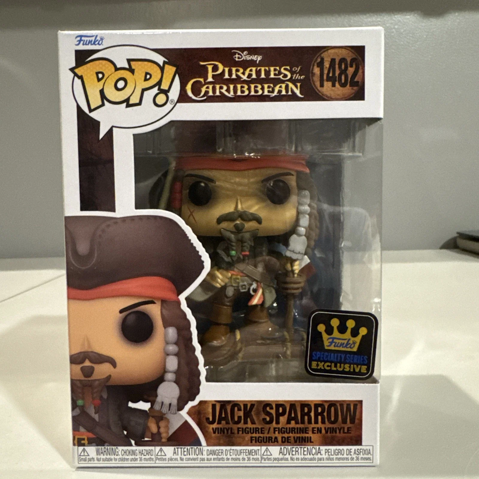 Jack Sparrow 1482 Figures Funko Pop Disney Pirates of the Caribbean Vinyl Figure 4.3 inch Collect Limited Edition Model Toy Gift - Image 4