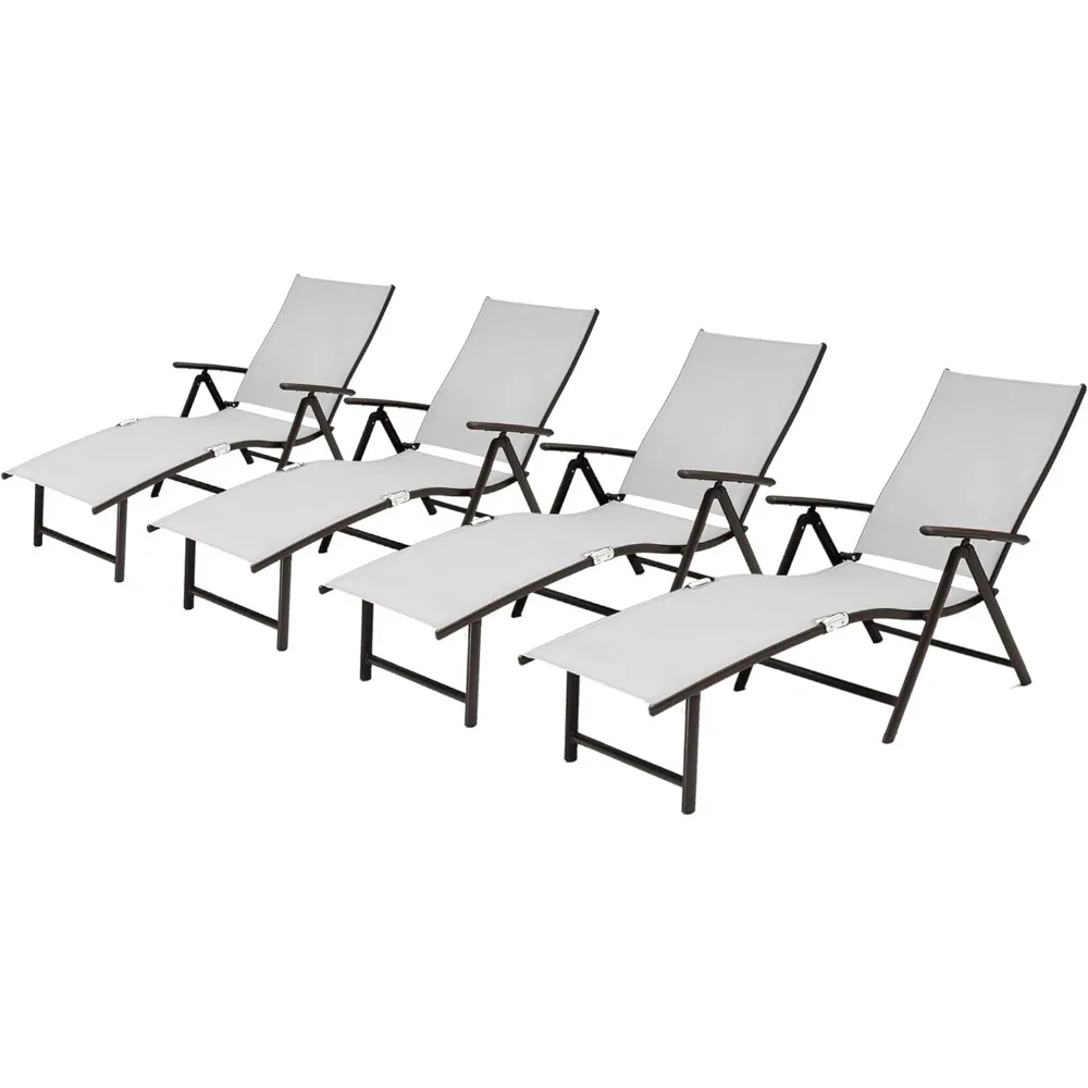 4PCS Patio Chaise L… - image