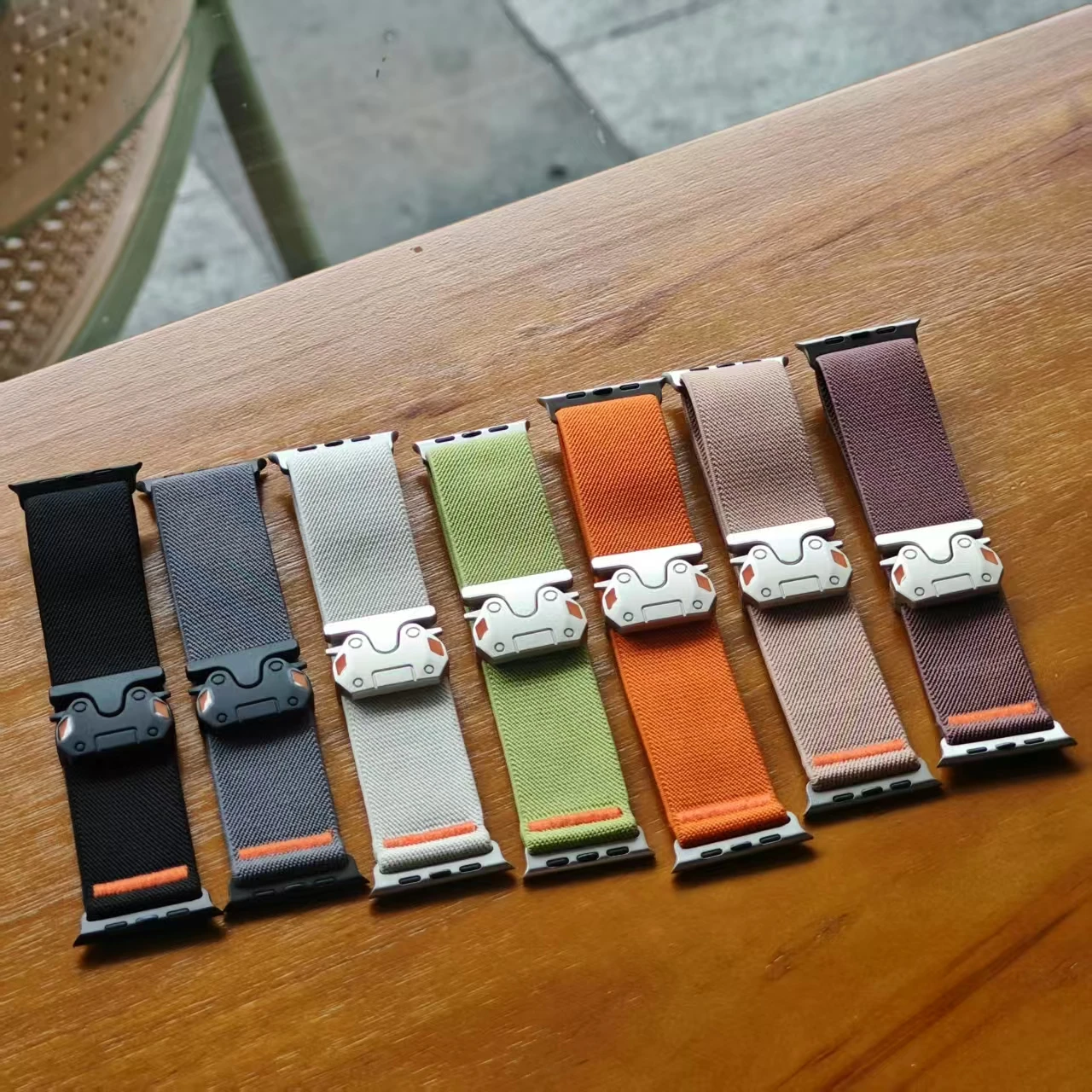 Armband für Apple Watch Band 46 mm 44 mm 42 mm 40 mm 45 mm 41 mm 38 mm Correa Fallschirmarmband IWatch Serie 10 9 8 7 6 SE Ultra 2 49 mm