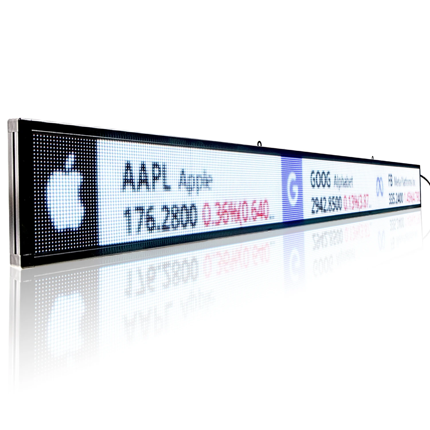 Leadleds Electronic Led Stock Ticker Tape Display Board Programmable Digital Signage With SDK Docking Stock Market Finacial News