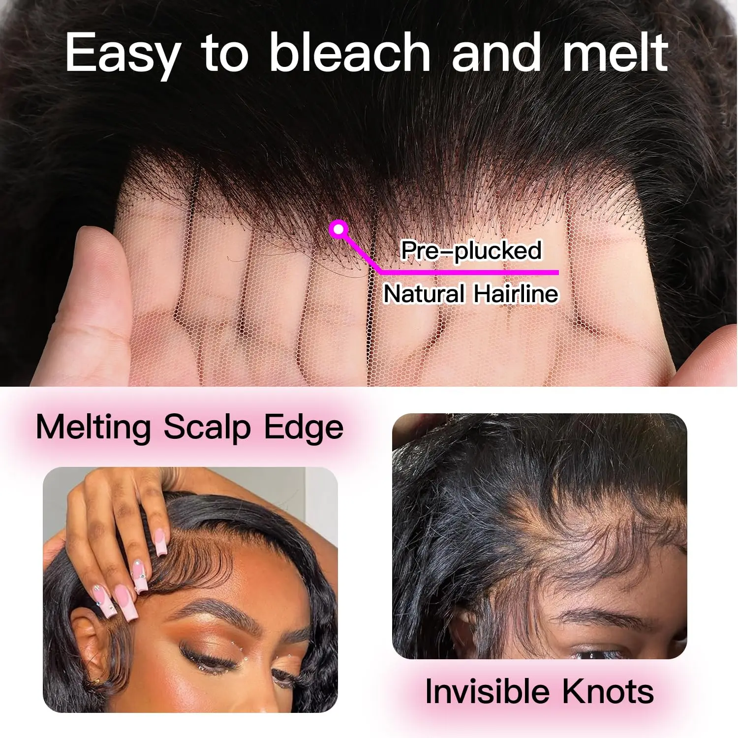 42 بوصة 13X6 موجة عميقة الدانتيل الجبهة الباروكات شعر الإنسان 200 الكثافة شعر بشري مجعد شعر مستعار HD الدانتيل الباروكات الأمامية قبل قطعها للنساء #5