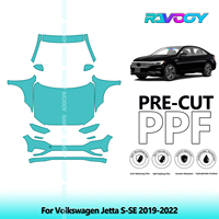 Car Front Kit Clear Bra Precut PPF Paint Protection Film For Volkswagen Jetta S-SE 2019-2022