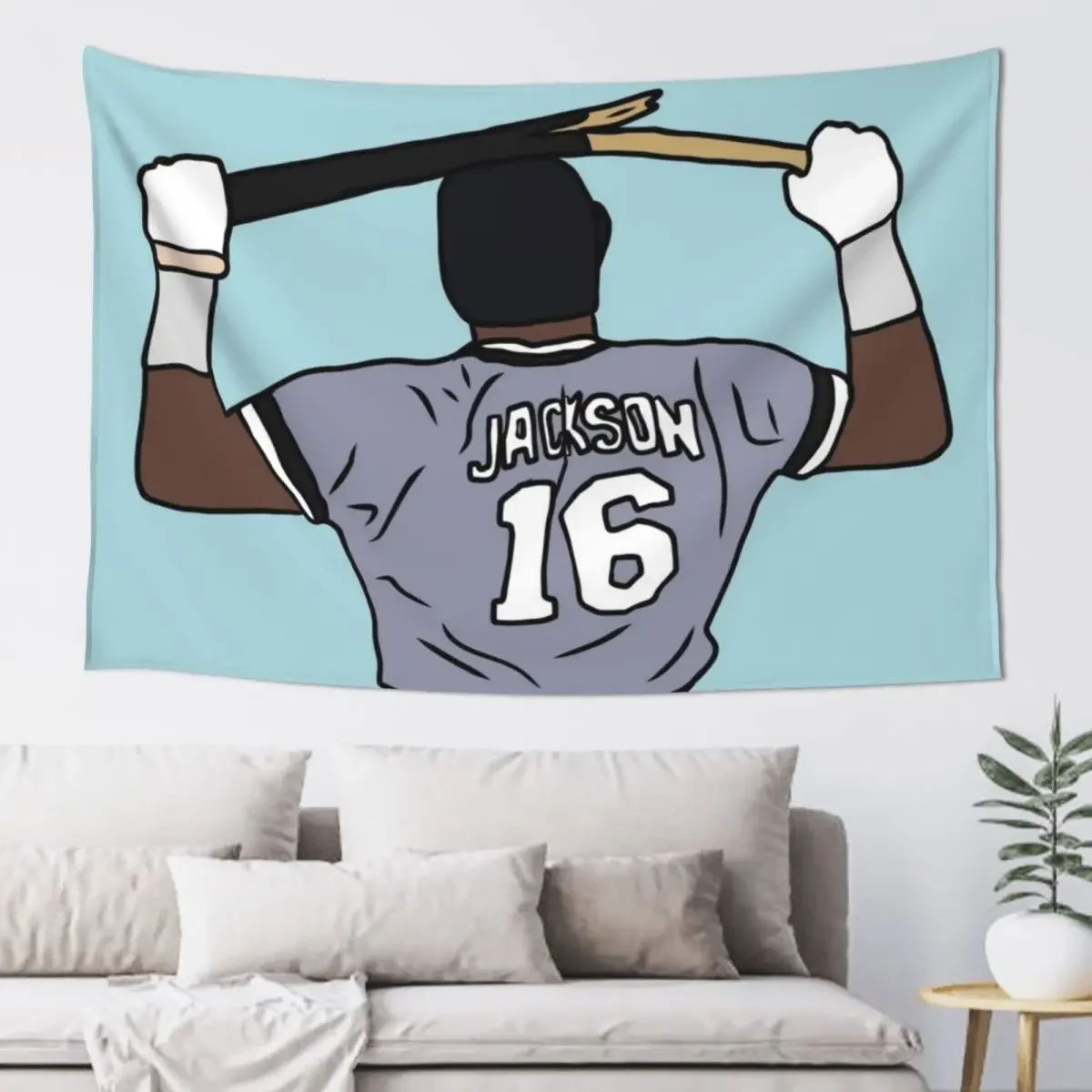 

Bo Jackson Breaking A Bat Tapestry Room Decorator Cute Room Things Anime Decor Cute Room Decor Tapestry