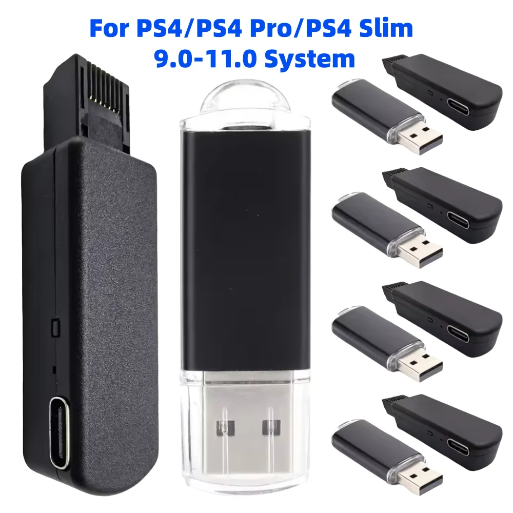 مجموعة أدوات JB بمفتاح واحد مع مجموعة كابل إيثرنت من النوع C محول USB JB لنظام PS4/PS4 Pro/PS4 Slim FW 9.0-11.0