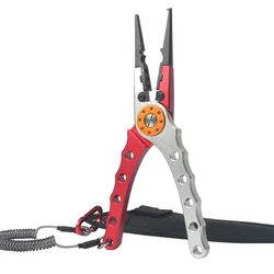 Aluminum Alloy Fishing Pliers Line Cutter Multifunctional Knot Scissors Hook Remover 150g 20CM Fishing Equipment