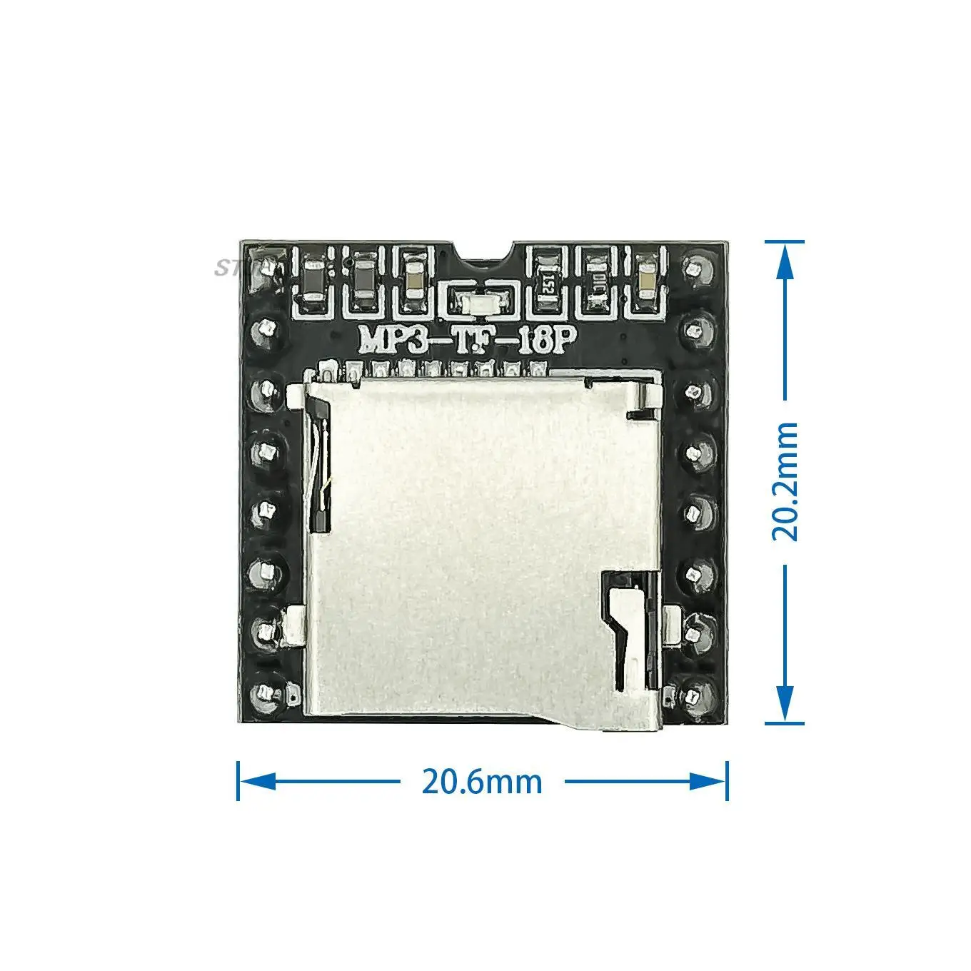DFPlayer وحدة مشغل MP3 صغيرة V3.0 16P TF بطاقة U القرص DF مشغل الصوت وحدة الصوت #6