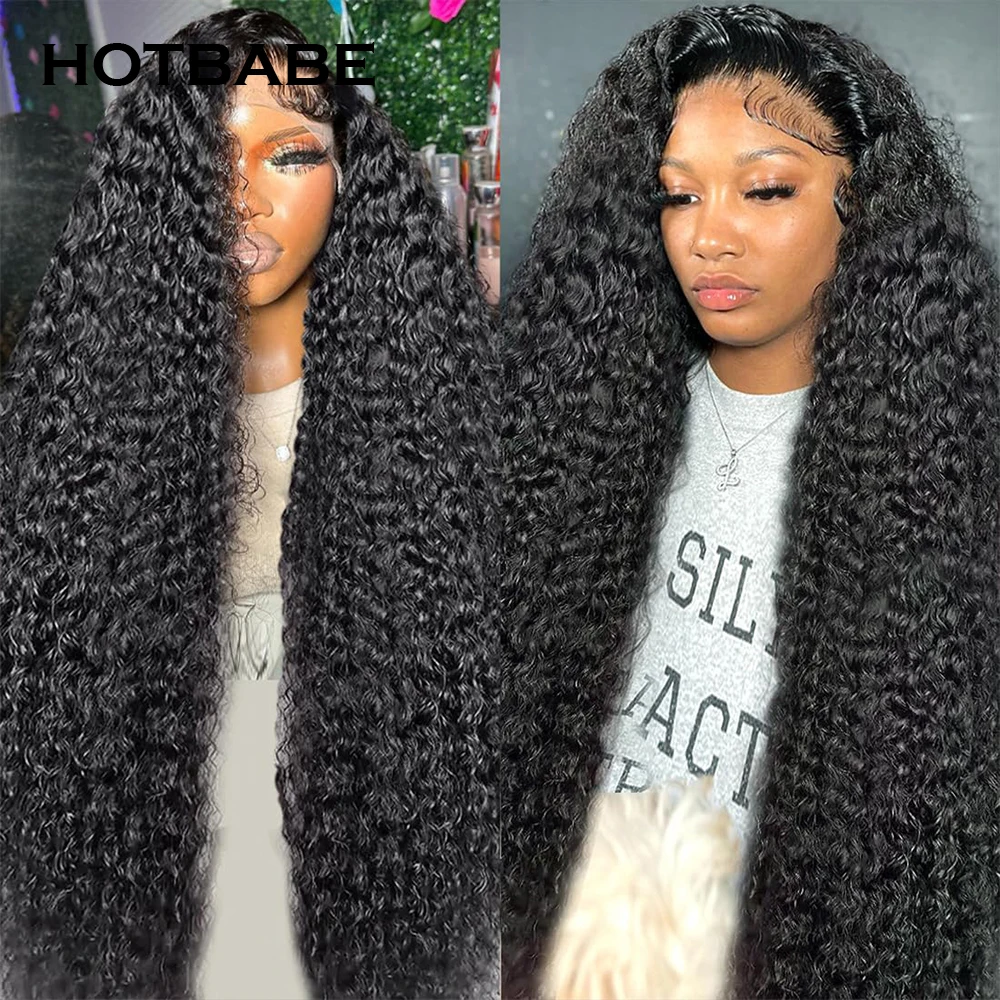 

Wear And Go 250 Density Water Wave 13x6 HD Transparent Lace Frontal Wig Brazilian Glueless Preplucked Human Hair Wigs For Women