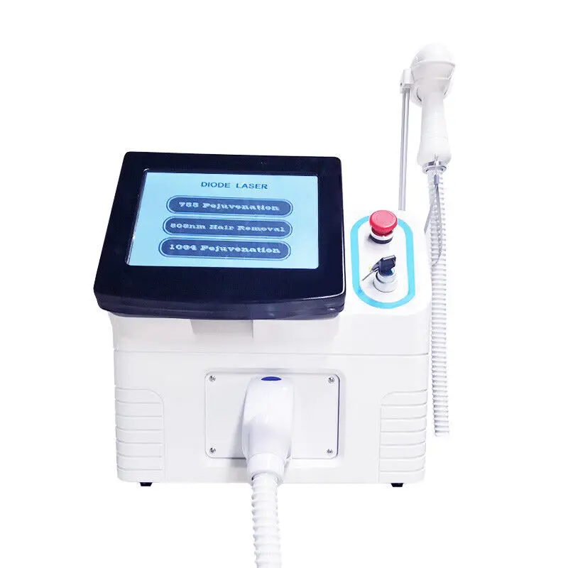 

1064/755/808nm Diode Laser Hair Removal Machine Permanent Painless Body Hair Remove Skin Rejuvenation Beauty Care Tools