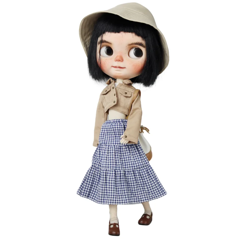 สําหรับเสื้อผ้าตุ๊กตาบลายธ์กางเกงยีนส์สําหรับ Ob24 Ob22 Azone ชุดตุ๊กตากางเกงแจ็คเก็ตยีนส์