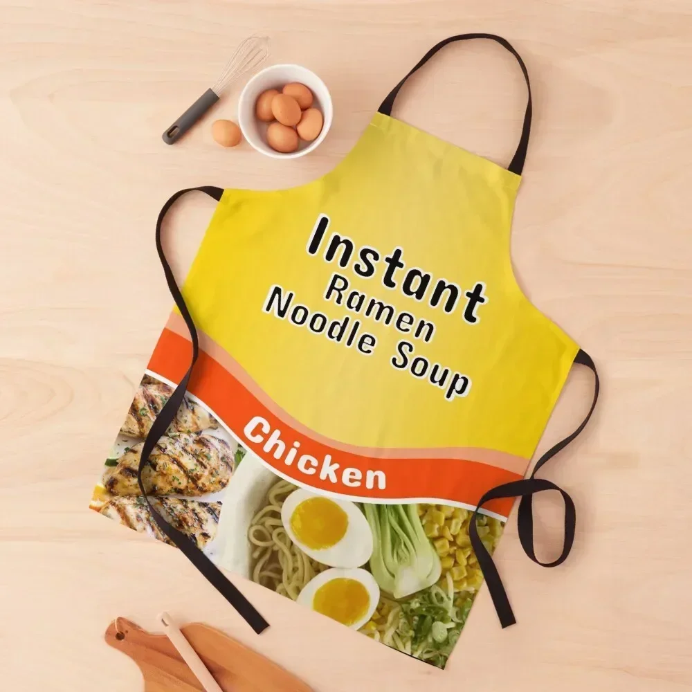 

Instant Ramen Noodle Apron For Man Haircut waterproof for women Home and kitchen products Beauty Apron
