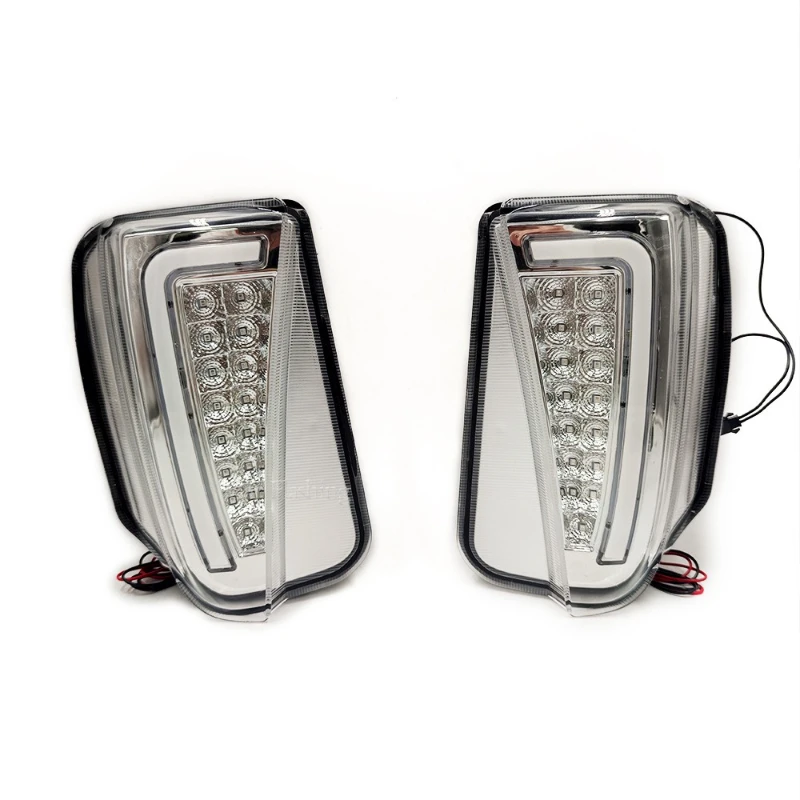 

1Set LED Front Bumper Fog Lamp DRL Daytime Running Lights Yellow Turn Signals Light