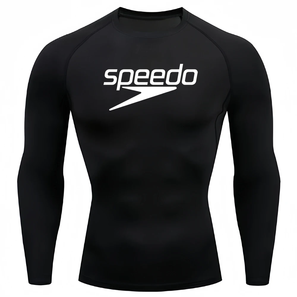 Male UV Protection Tights Rashguard Men Long Sleeve Swimsuit Swim Rash Guard Quick Dry Surf T Shirt Swimming Diving Suits S-3XL