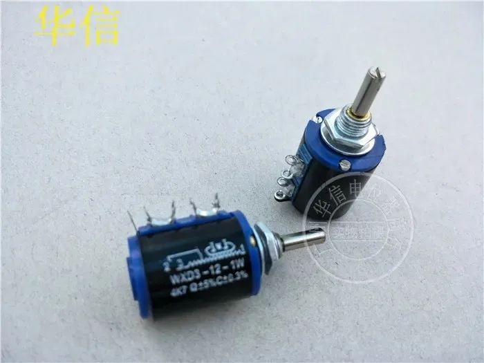 WXD3-12 2W 5-turn multi turn potentiometer 1K 1K5 2K2 4K7 5K1 10K has complete resistance values