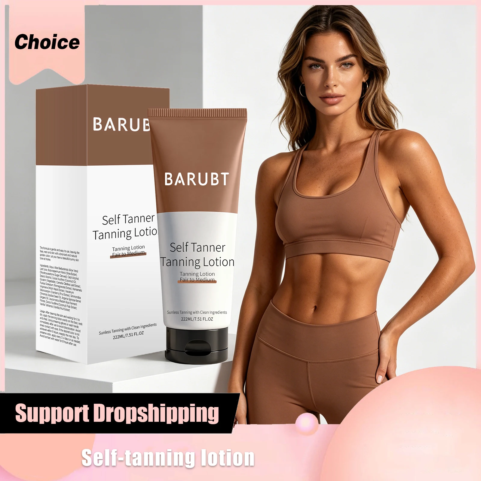 Crema Autobronceadora, Bronceado Intensivo, Protección UV, Resistente al Agua, Larga Duración, Tono de Piel Uniforme, Hidratante, Loción Bronceadora Corporal