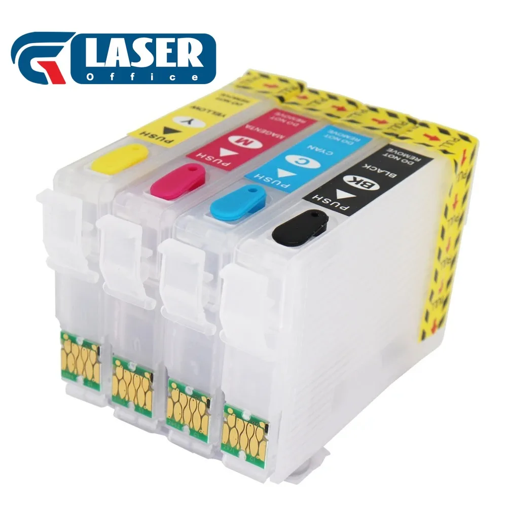 1Set. T16XL T1631-T1634 Refill Ink Cartridge for Epson WorkForce WF-2510 2520 2530 2540 2010 2630 2650 2660 2750 2760 Printer