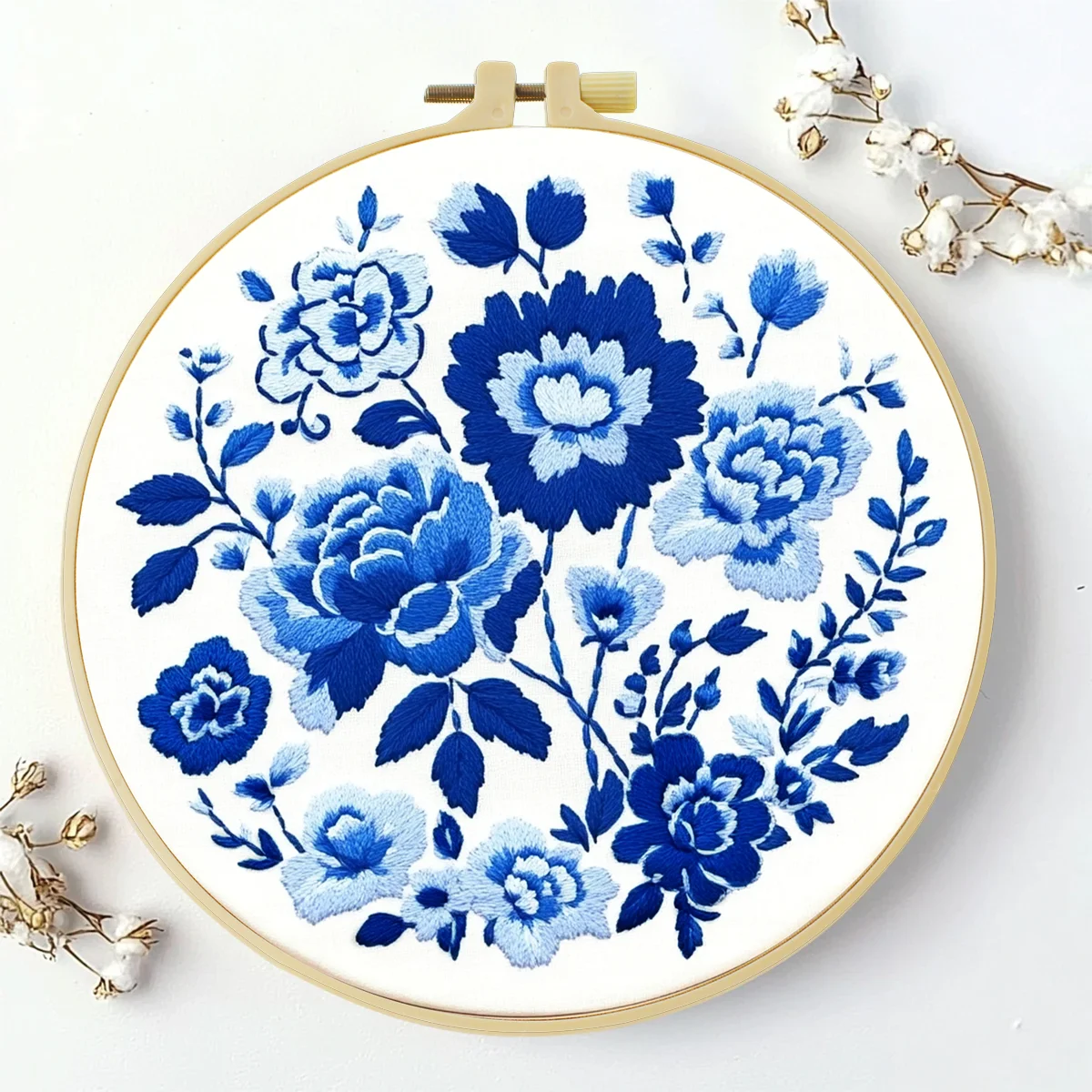 Kit Ricamo Fiori Blu 20x20cm/1 - Home Textiles Discount recensione e prezzo