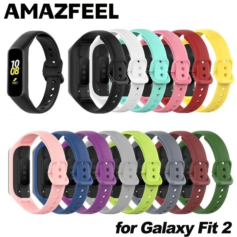 

80pcs Bracelet For Samsung Galaxy Fit 2 Strap Wristband Soft Silicone Band Watchband Galaxy Fit2 SM-R220 Correa