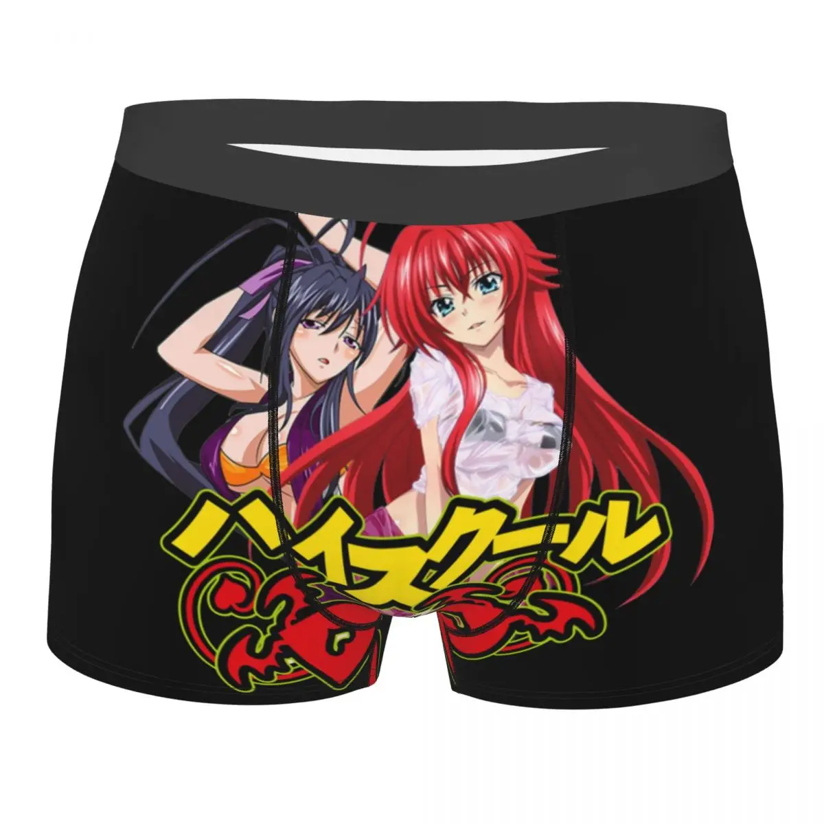 Custom Characters From High School Anime DxD Underwear Men Sexy Printed Custom Boxer Shorts Panties