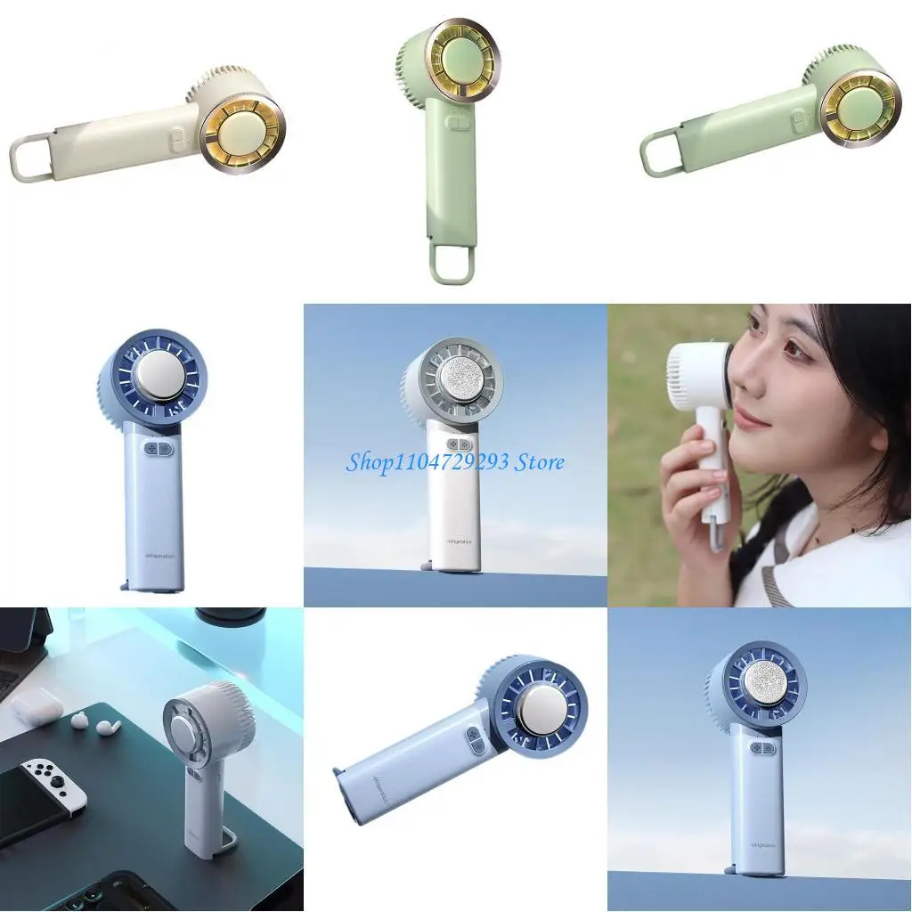 

Y2GD Rechargeable Pocket Fan 1800mAh Capacity Battery, 3 Speed for Travel/Outdoor