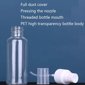 Wiederaufladbare Flaschen, leere Sprühflasche, transparente Plastik -Parfümflaschen, Mini -Kosmetikflaschenabzug, 20 30 50 ml 8 Hauptverkaufsflasche 20 ml - №2