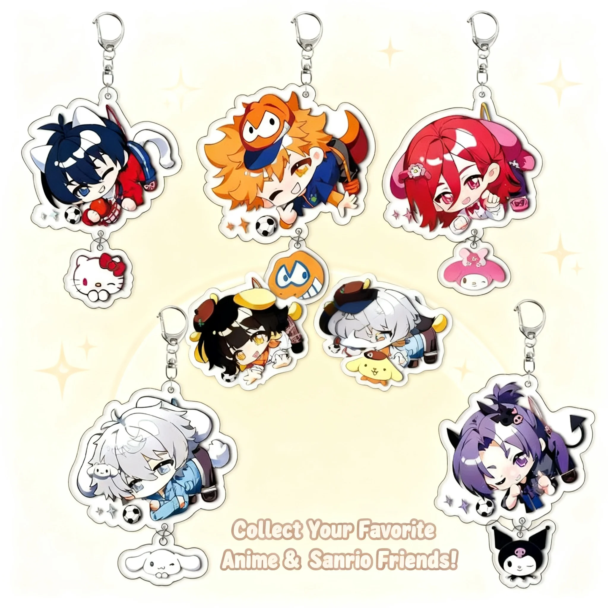 

Blue Lock Izzy One Nagi Seishiro Hyoma Chigiri Hyoma Acrylic Keychain Bag Charm Pendant