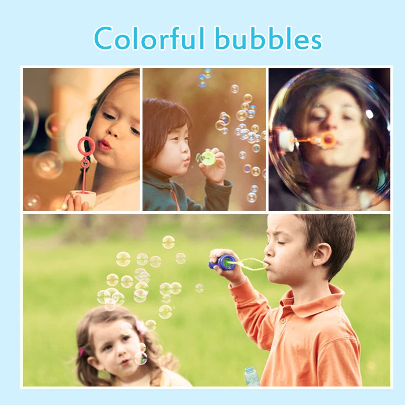 100ml-1000ml Concentrate Bubbles Liquid Soap Universal Water Bubble Gun Accessories Soap Bubble Liquid Bubble Refills 10ml/Pack