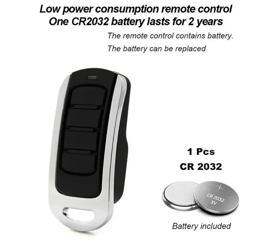 Control remoto multifrecuencia 280MHz-868MHz, Comaptible con interruptor Dip 8/10, 300MHz, 303MHz, 315MHz, 330MHz, 433MHz, 868MHz