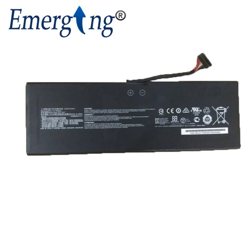 7.6V 61.25WH Nouvelle Batterie D'ordinateur Portable Pour MSI GS43VR BTY-M47 6RE GS40 6QE GS43