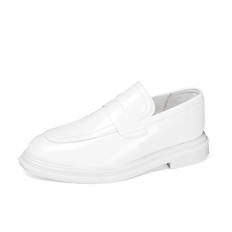 

New Summer Slip on Flats Stylish Leather Men's Loafers Fashion Casual Shoes Man Light Antiskid Driving Shoes Handmade Moccasins