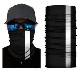 Reflective Fluorescent Tube Bicycle Scarf Cycling Bandana Outdoor Neck Warmer Headband Motorcycle Multi-use Sports Face Mask
