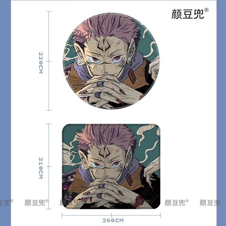 Ryomen Sukuna Ainme Jujutsu Kaisen Gaming Mouse Pad, Gamer Firma Tastatur Mats, Teppich Mat, Computador e Computador Escolar