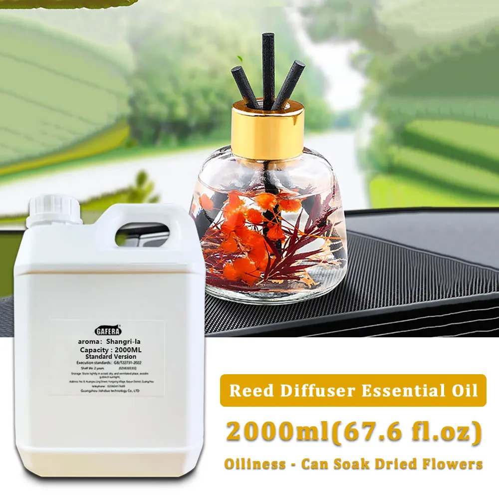 GAFERA 2000ml(67.6 fl.oz) Ritz-Carlton/Shangri-La Diffuser Supplements Essential Oil For Reed Diffuser & Fireless Aroma Diffuser