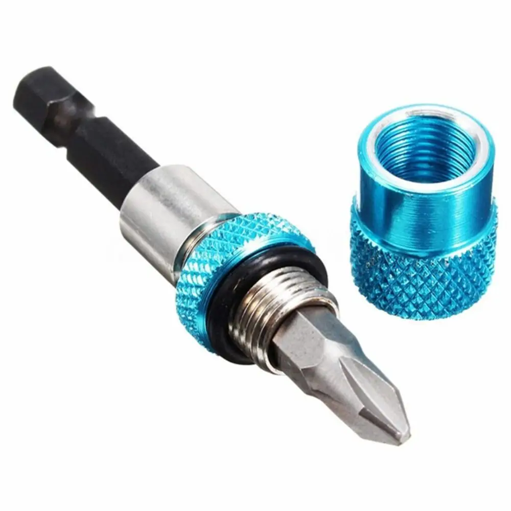 

Adjustable Screwdriver Bit Holder with Magnetic Steel Bit Extension Bar with Phillips Screwdriver Bits High Hardness