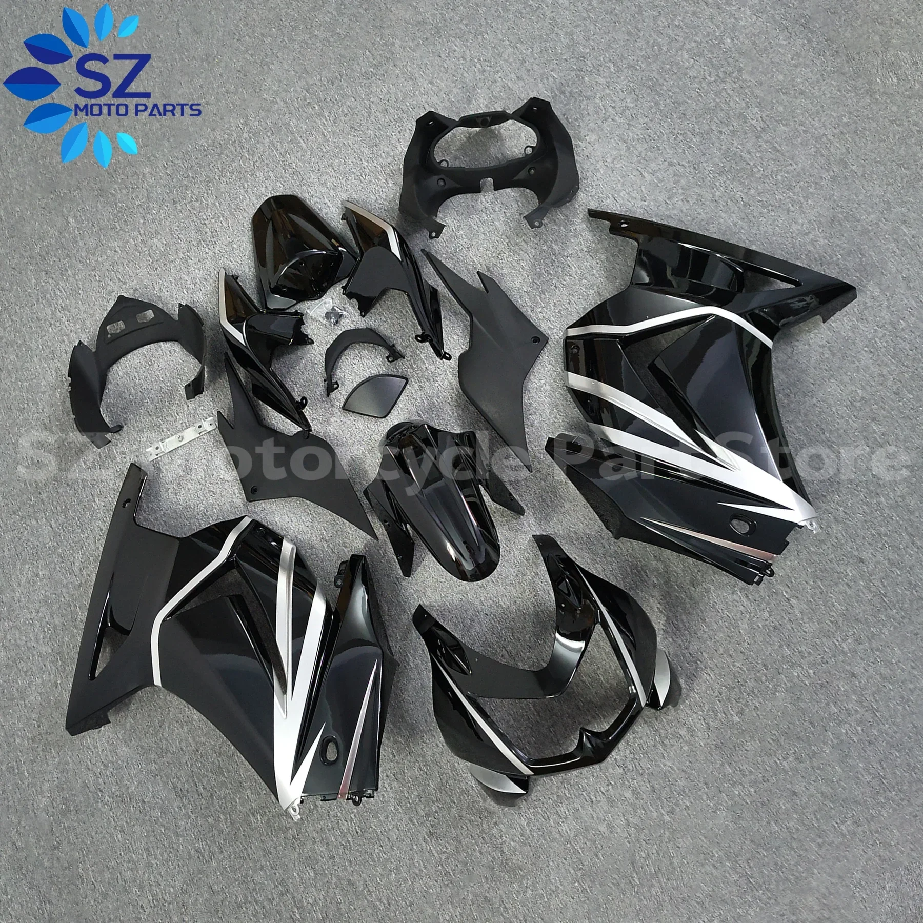 

Injection ABS Fit For KAWASAKI ZX250 EX250 2008-2012 Ninja 250 08 09 10 11 12 Full Fairing Kit