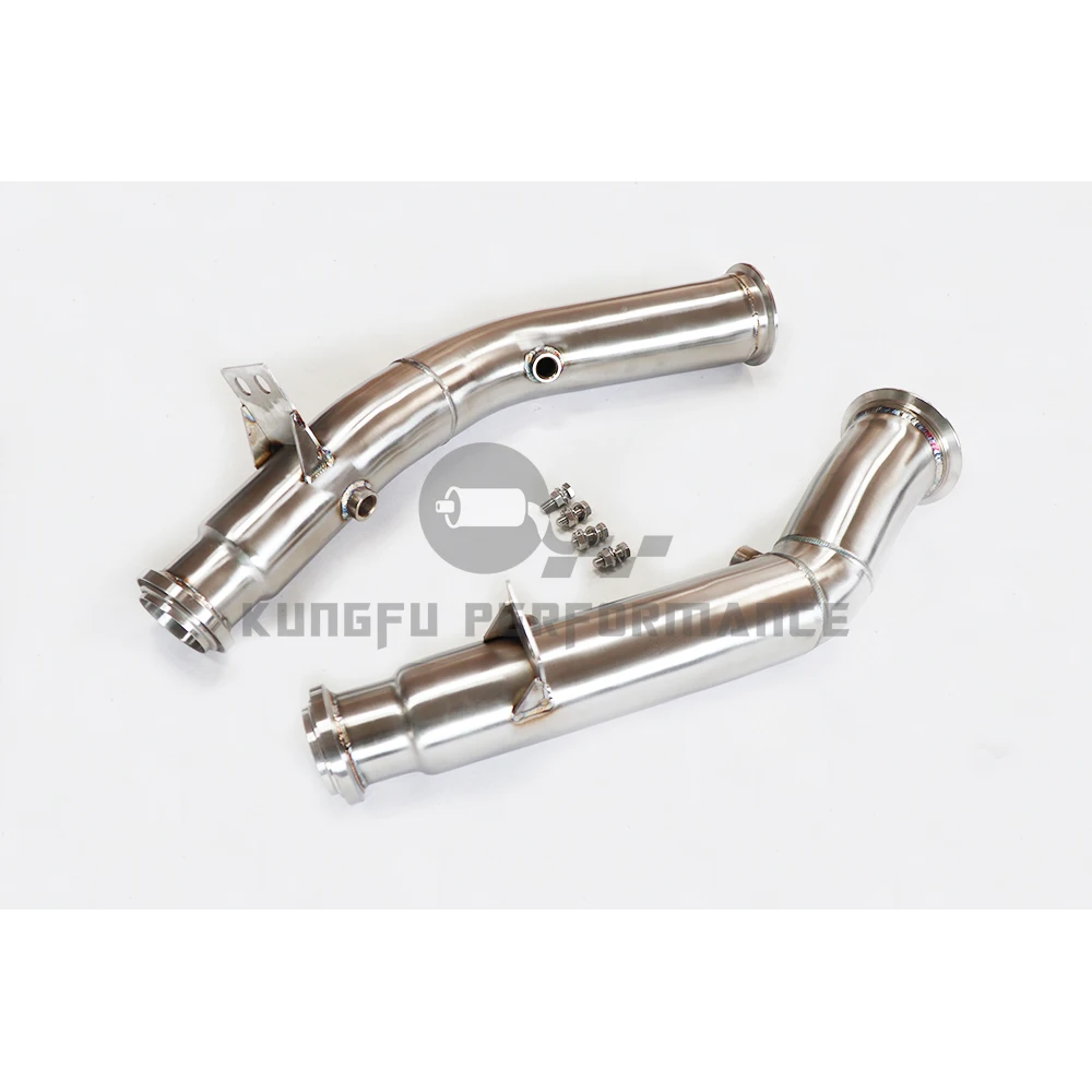 

KUNGFU PERFORMANCE Upgrade SS304 3.0'' Mercedes B enz C43 AMG M276 W205 Downpipes LHD ONLY
