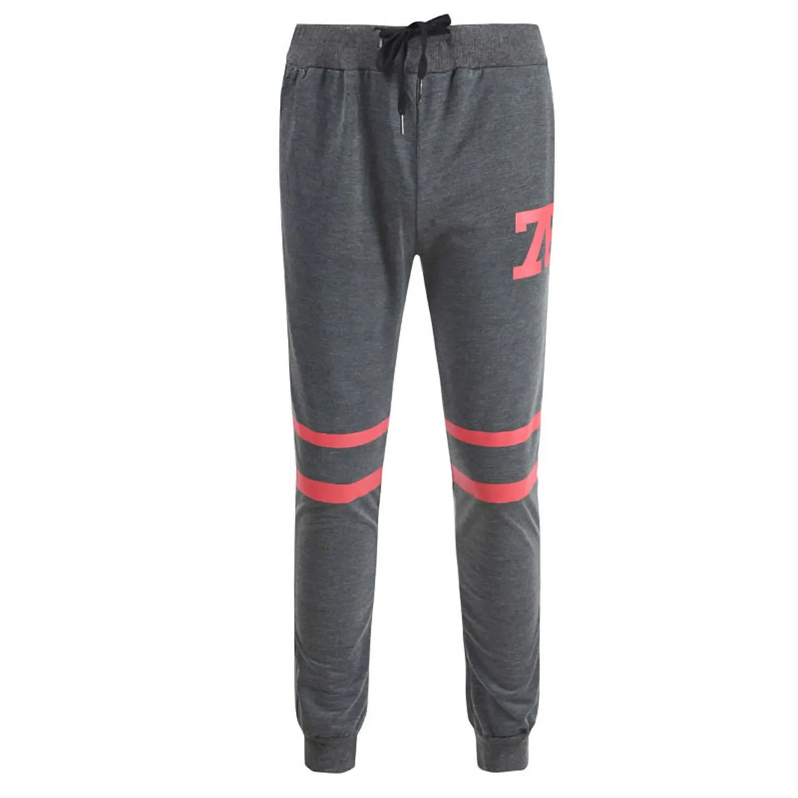 New Spring Autumn Fashion Casual Sport Men'S Pants Cross-Border Trade Digital Printing Middle Waist Trousers Sweatpants