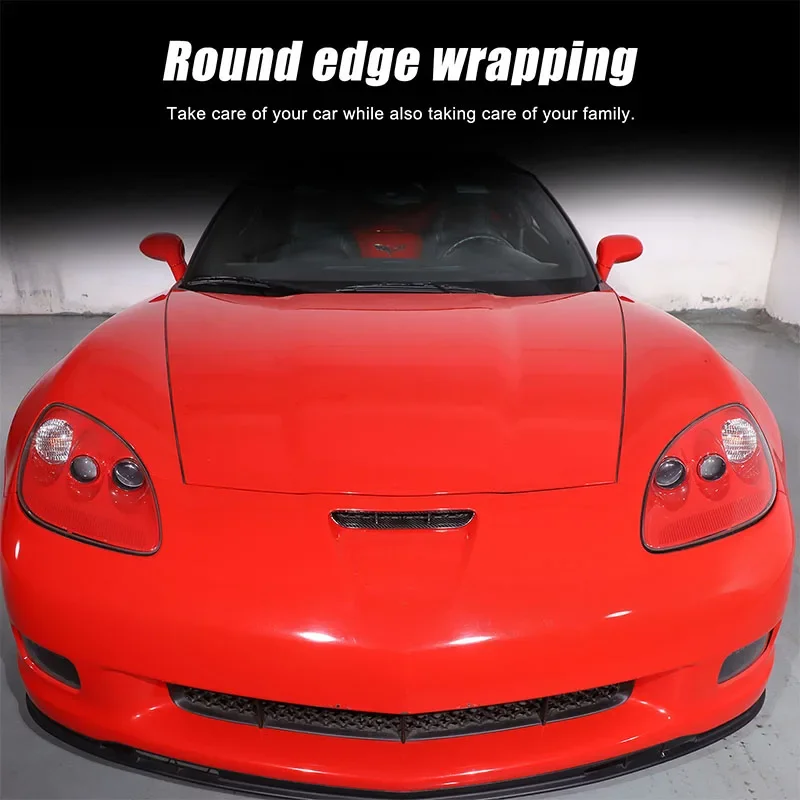 Real Fibra De Carbono Tampa Do Motor Do Carro, Quadro de Entrada de Ar, Adesivo Guarnição, Acessórios, Chevrolet Corvette C6 2005-2013