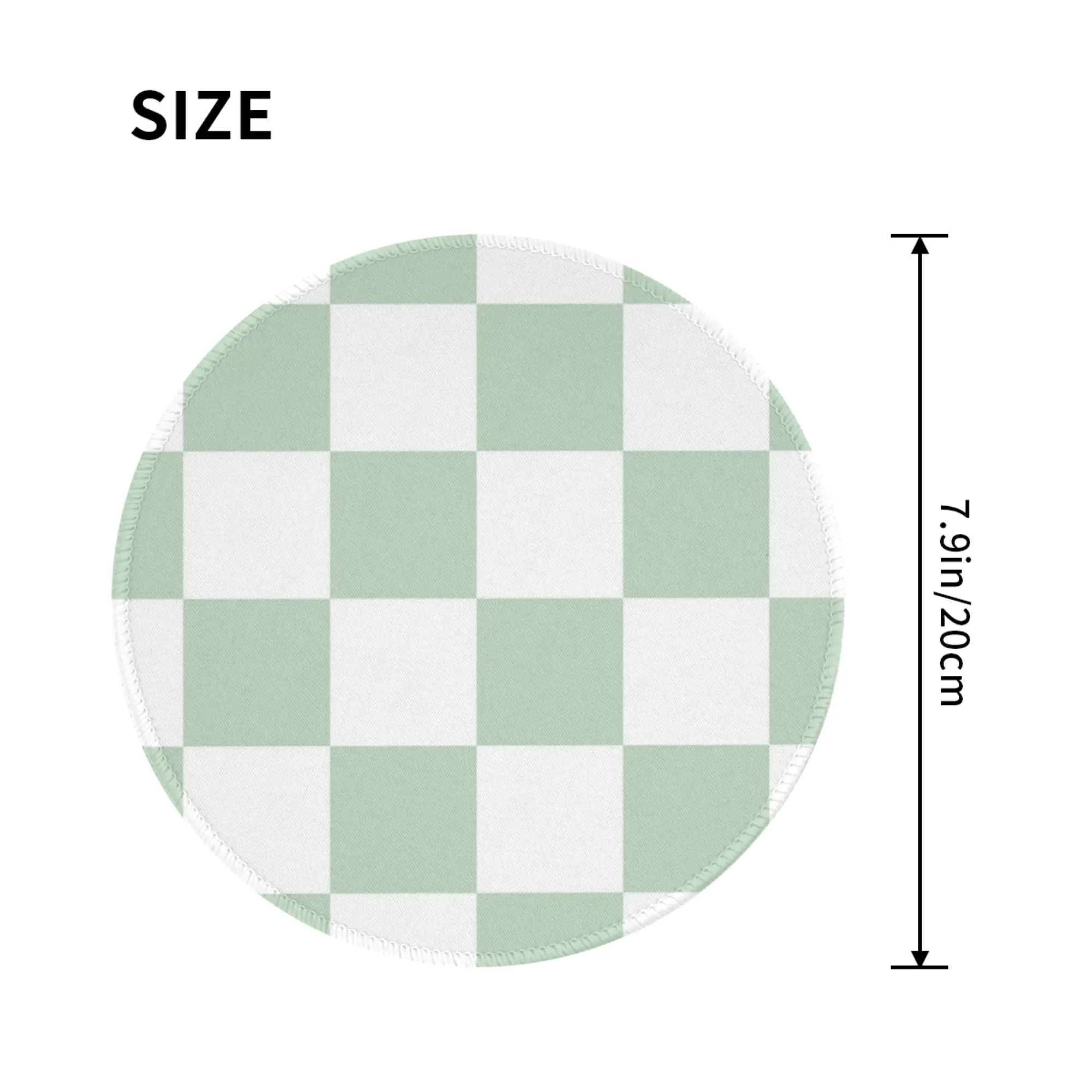 Checkerboard Mini Check Pattern Mouse Pad Computer Keyboard Mouse Mat Gamer PC Laptop Desk Mat Office Accessories Table Mats
