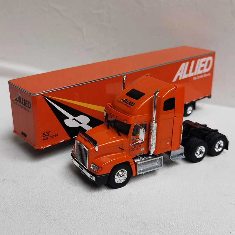 IXO 1:43 Freightliner FLD Container Truck Trailer Head Transport Vehicle Simulation Alloy Car Model Diecast Toys Collectible