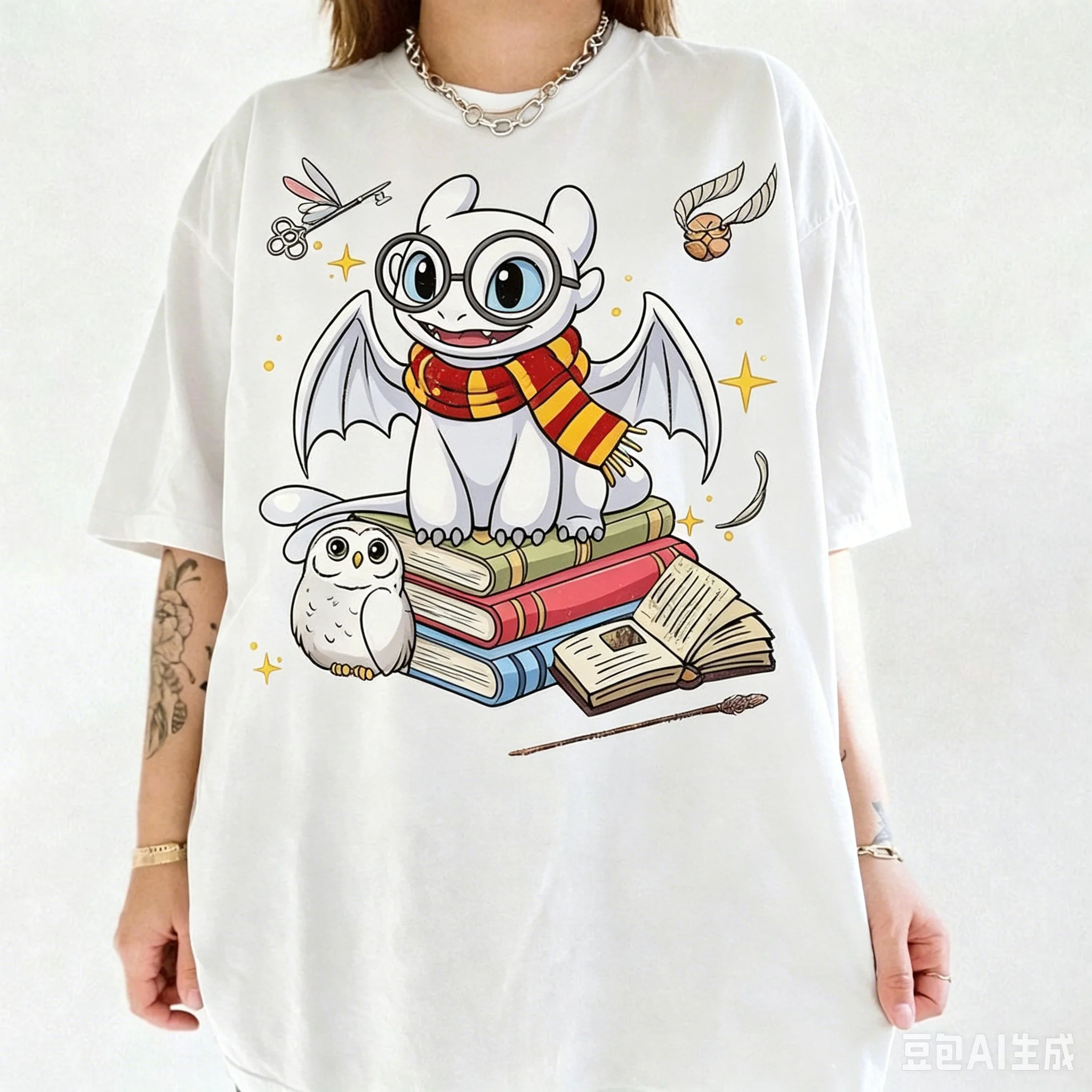 Ausstellung für Kinder, Erwachsene, Fans und Drachentänzer, Tagesausflüge, magische Themenoutfits, Vintage-T-Shirts für Freundinnen und Paare – Detail 11