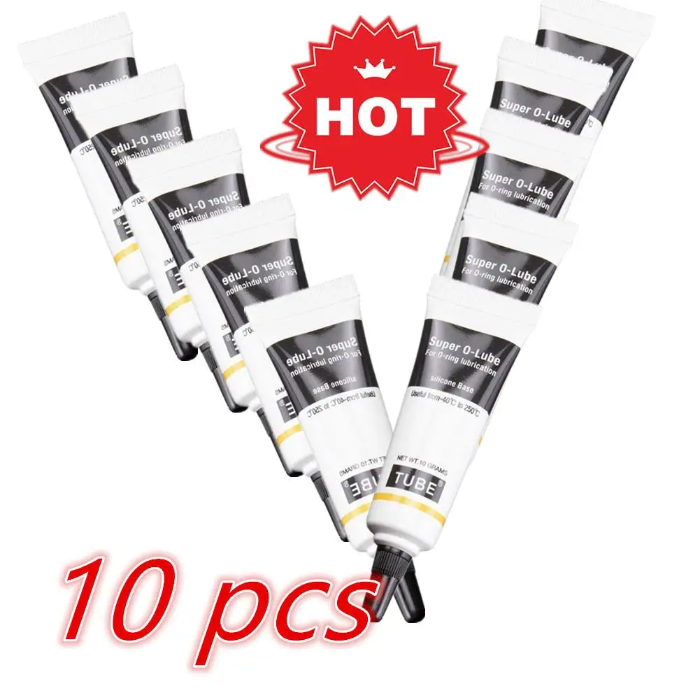 10pc New 10g High Grade Silicon Grease Lubricant Super O-lube O Lubrication For O Maintenance Of Aquarium Filter Tank