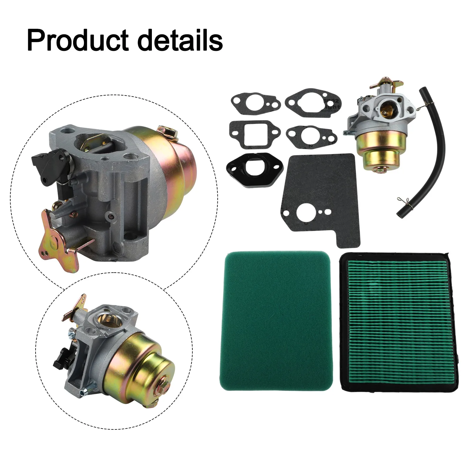 10*10*6CM Compatible HRB536C Engine Responsiveness Enhancement Perfect Air-Fuel Mixture Reliable For Outdoor Equipment