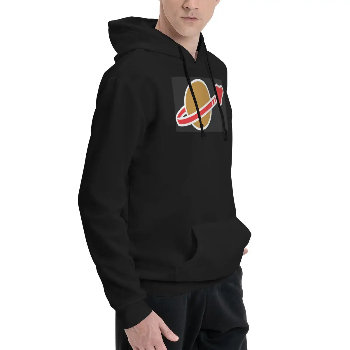 الكلاسيكية الفضاء شعار زوجين هوديس الرجال النساء عارضة البلوز البلوز أزياء طويلة الأكمام الشارع الشهير الخريف الشتاء #4